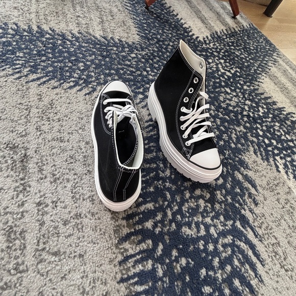 Converse Women's Black High-Top Sneakers - Picture 9 of 12